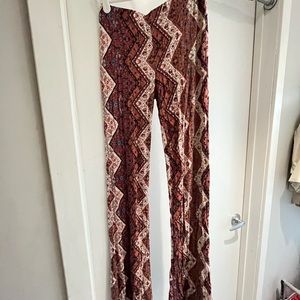 XS festival boho flare pants